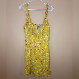 Free People Yellow Sundress